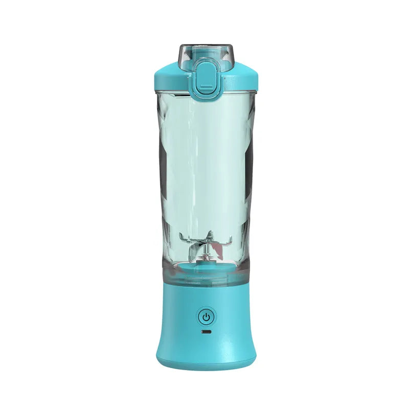 Portable Blender Juicer – 6-Blade Personal Smoothie Maker with USB Rechargeable Battery