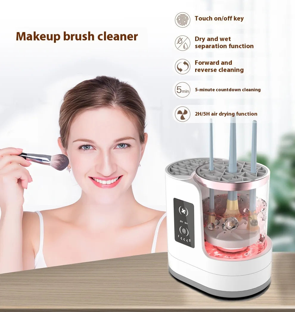Electric Makeup Brush Cleaner & Dryer – USB Rechargeable & Fast Drying