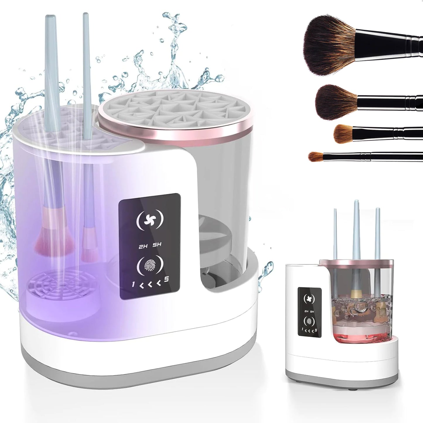 Electric Makeup Brush Cleaner & Dryer – USB Rechargeable & Fast Drying