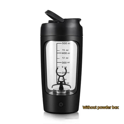 Electric Portable Whey Protein Shaker Bottle – USB Rechargeable & Self-Stirring