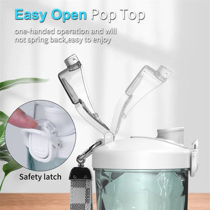 Portable Blender Juicer – 6-Blade Personal Smoothie Maker with USB Rechargeable Battery