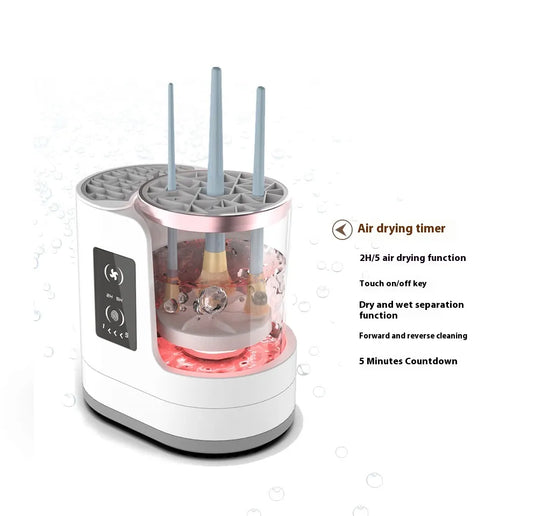 Electric Makeup Brush Cleaner & Dryer – USB Rechargeable & Fast Drying