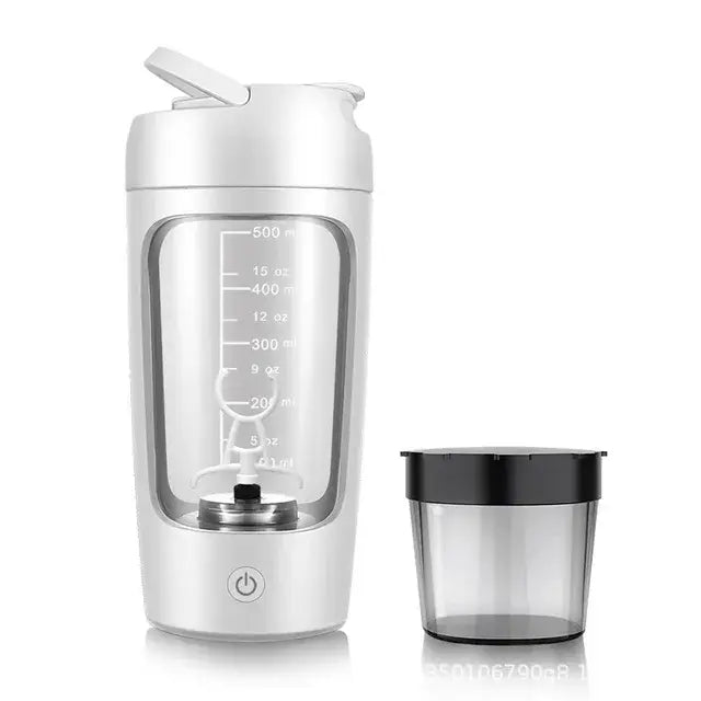 Electric Portable Whey Protein Shaker Bottle – USB Rechargeable & Self-Stirring