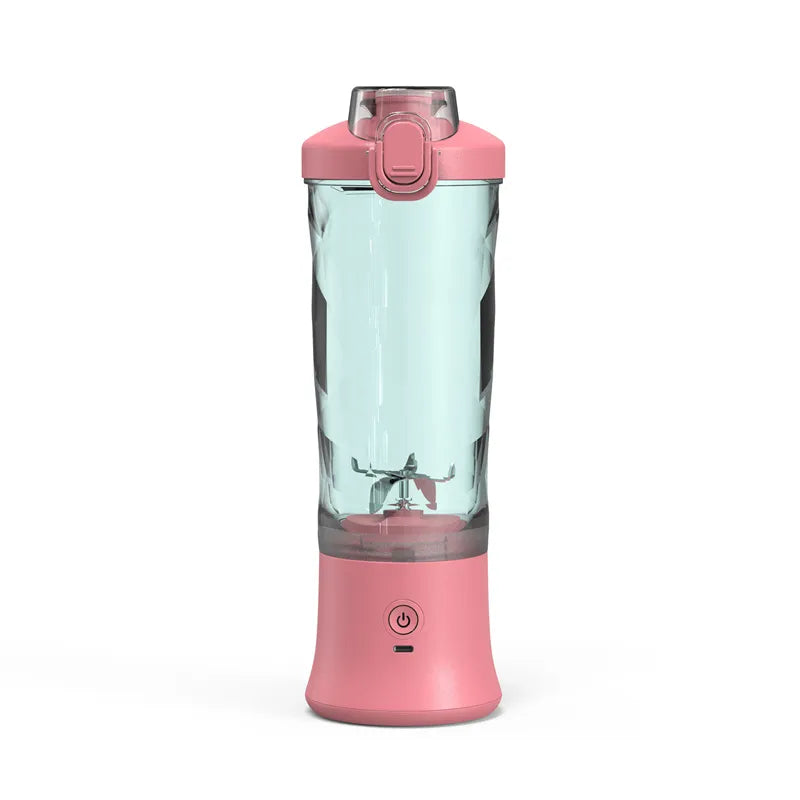 Portable Blender Juicer – 6-Blade Personal Smoothie Maker with USB Rechargeable Battery