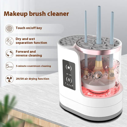 Electric Makeup Brush Cleaner & Dryer – USB Rechargeable & Fast Drying