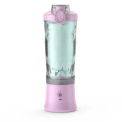 Portable Blender Juicer – 6-Blade Personal Smoothie Maker with USB Rechargeable Battery